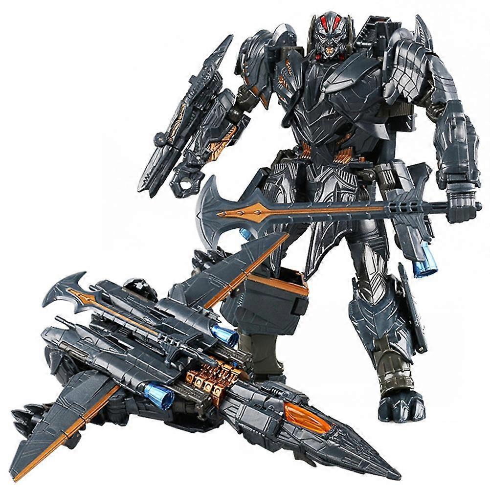 Deformation Toy Portable Alloy Deformation Robot Toy Movable Fighter Robot Figure Model Gift for Kids
