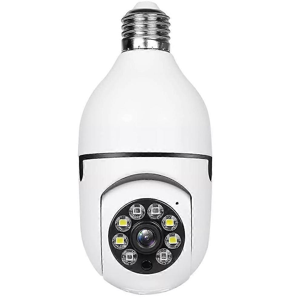 1080p Wireless Security Bulb Camera - Wifi Smart 360 Surveillance Camera