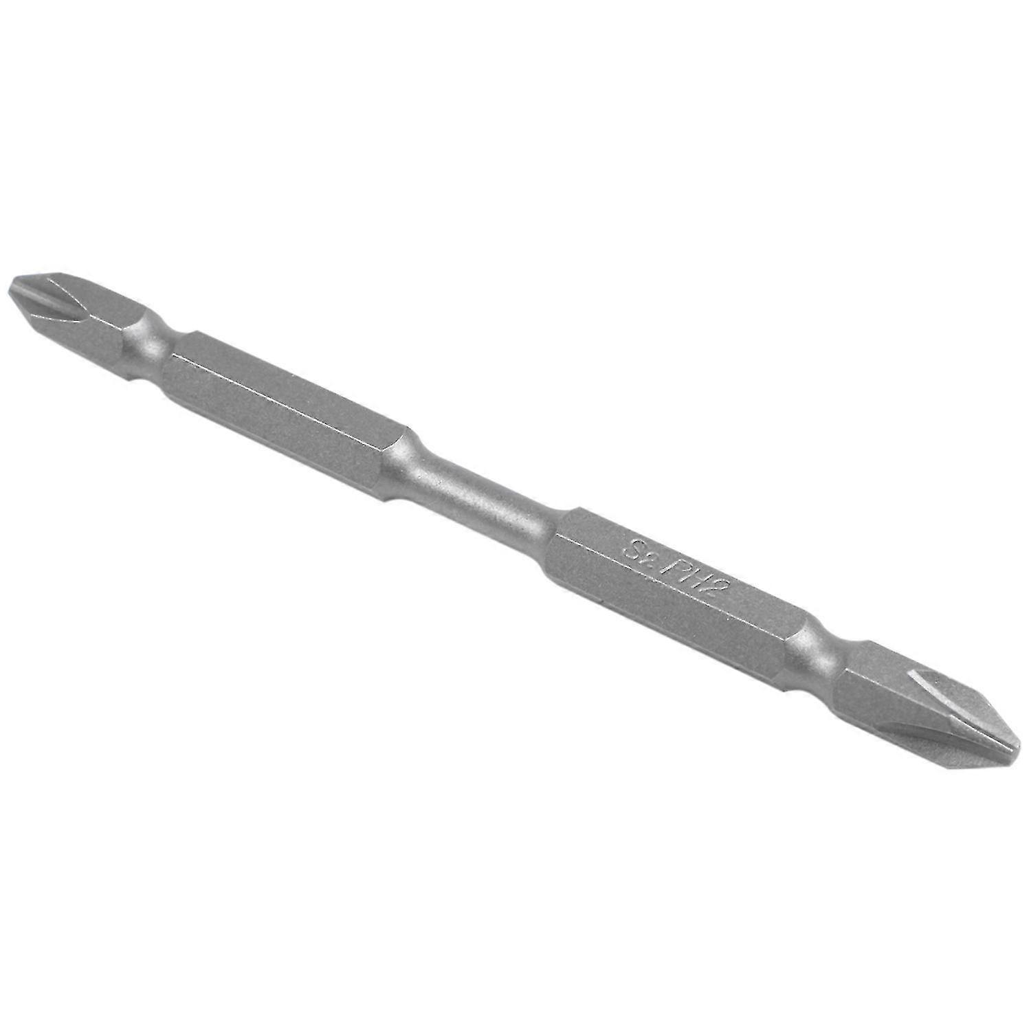 5pcs S2 Screwdriver Set 100mm Strong Magnet Driver Steel Double Head Hex With Magnetizer Ring