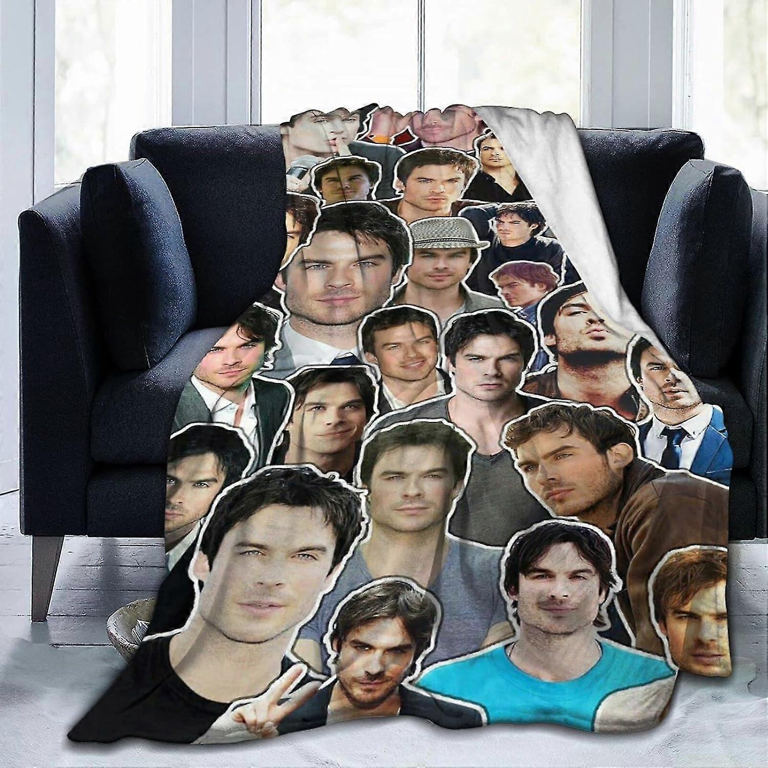 إيان سومرهالدر لينة ذو طراع بطانيات مريحة ودافئة الفراش الصوف الفانيلا بطانية ستوكات المضادة للبيلينج أفخم Blajvrivjh3592