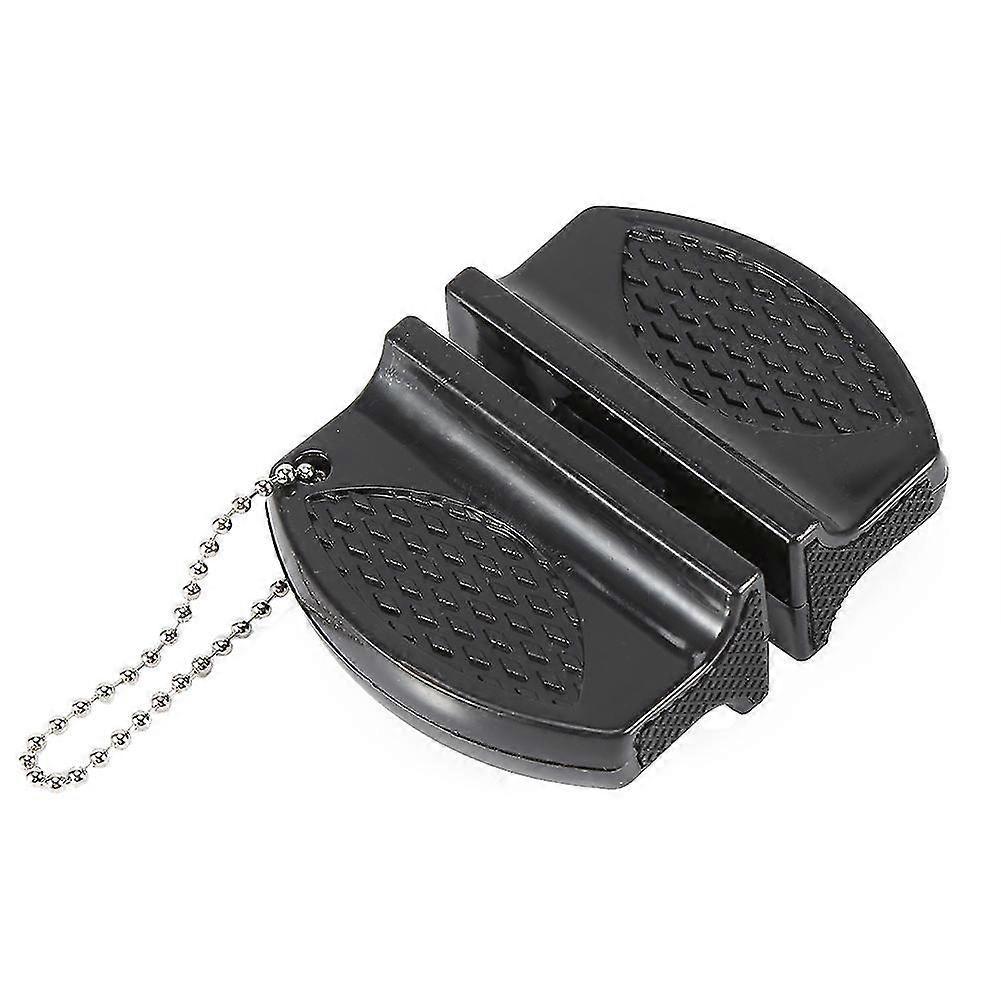 Black Mini Portable Multi-function Kitchen Accessories Sharpening Stone Quick Knife Sharpeners