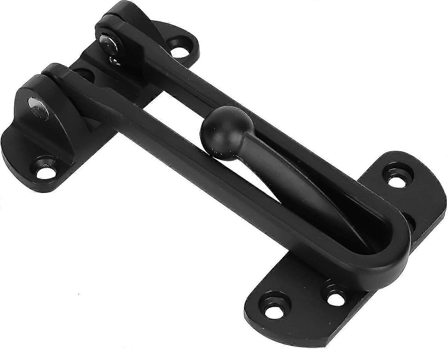 Door Security Chain Lock,door Lock Restrictor(black)-