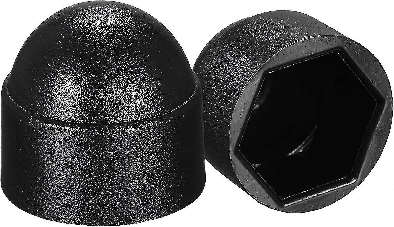 E-outstanding 24pcs M8 Plastic Hexagon Bolt Nut Black Nylon Dome - Foto 9