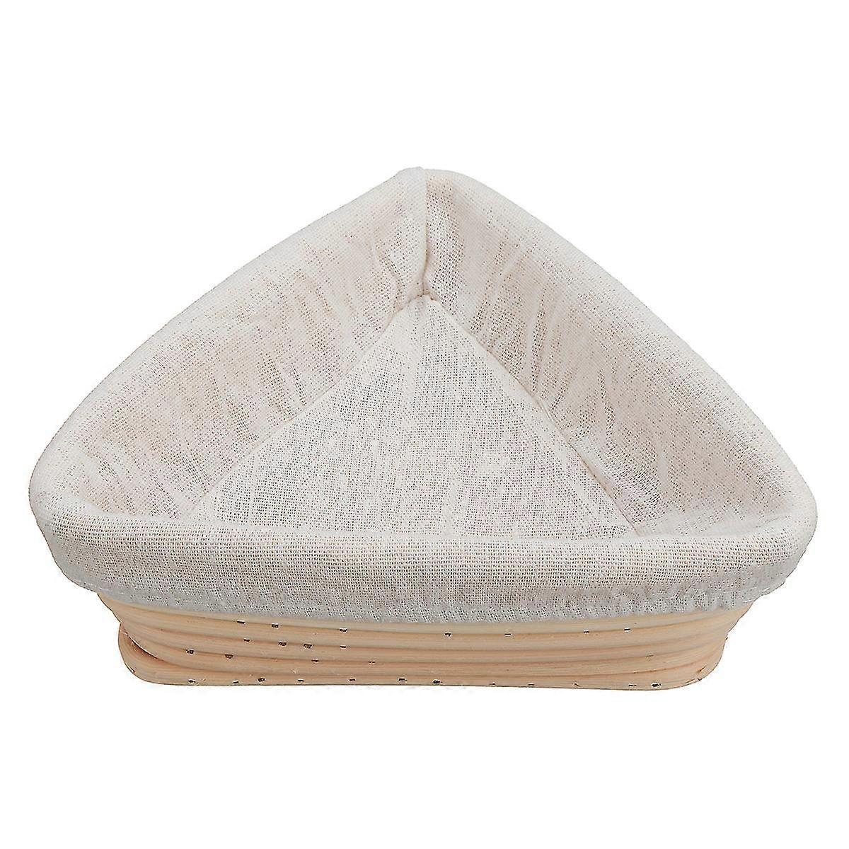 16cm Bread Proving Basket Dough Proofing Basket Banneton Rattan Triangle