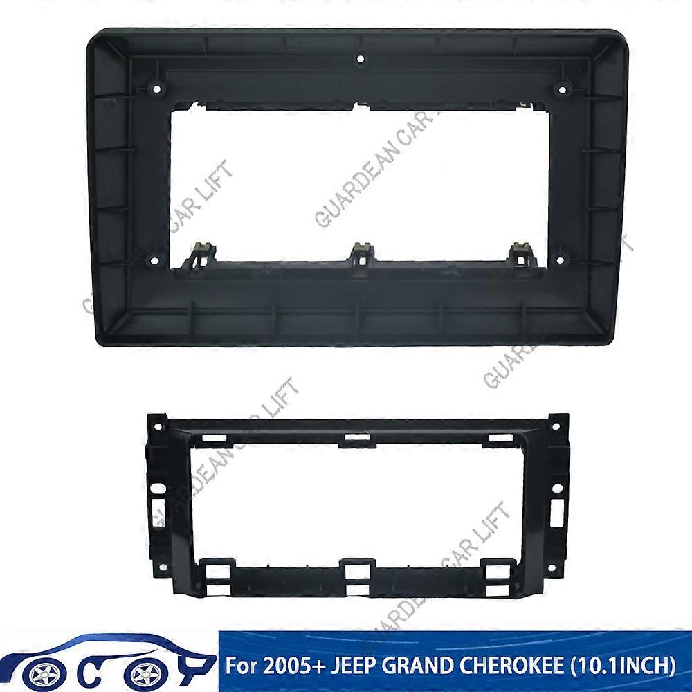 For 2005+ JEEP GRAND CHEROKEE (10.1INCH) Car Radio Fascias Installation Dash Frame 2 Din Panel DVD Gps Mp5 Android Player Trim