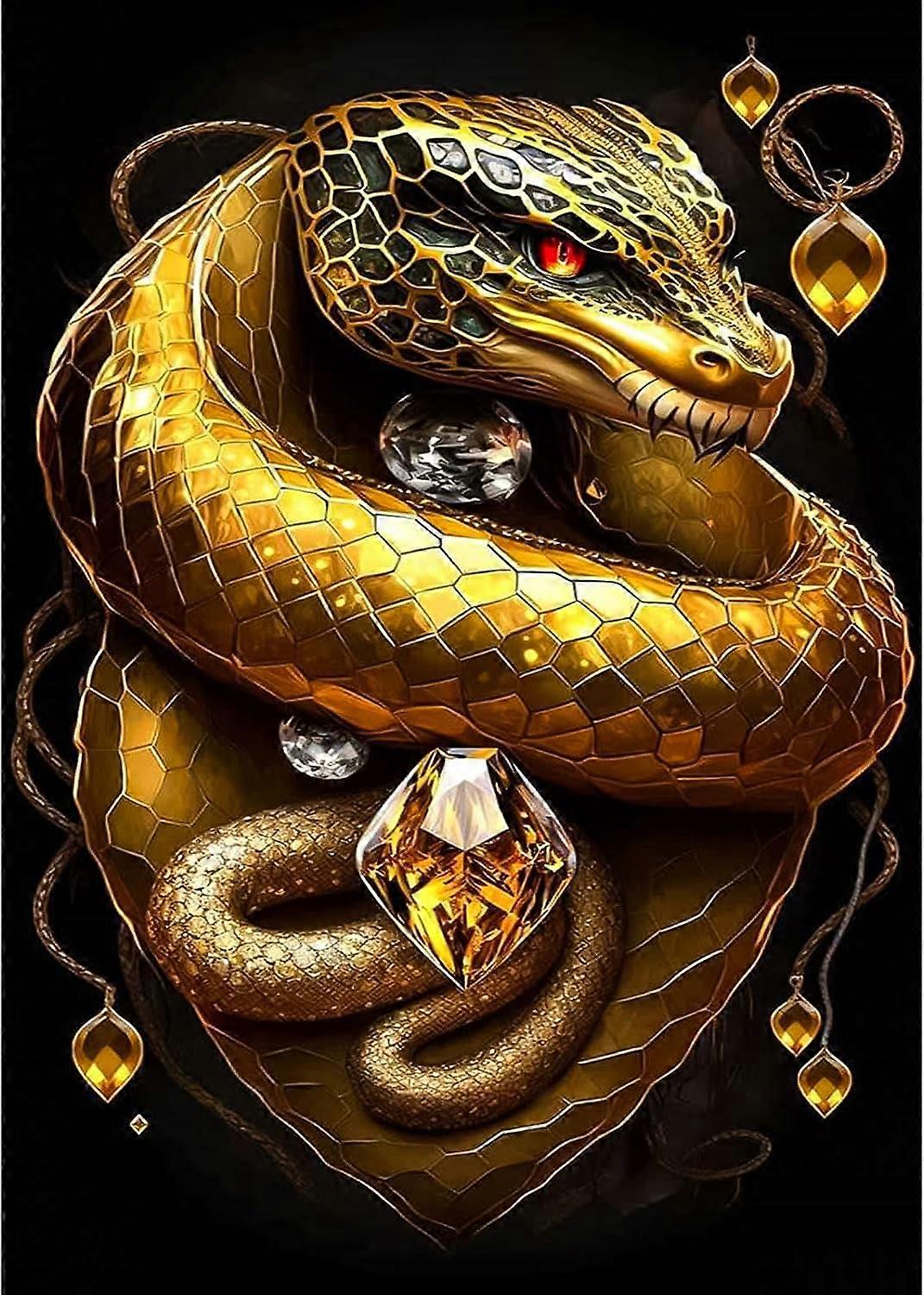 5D diamantmaleri 30x40cm Dragon D