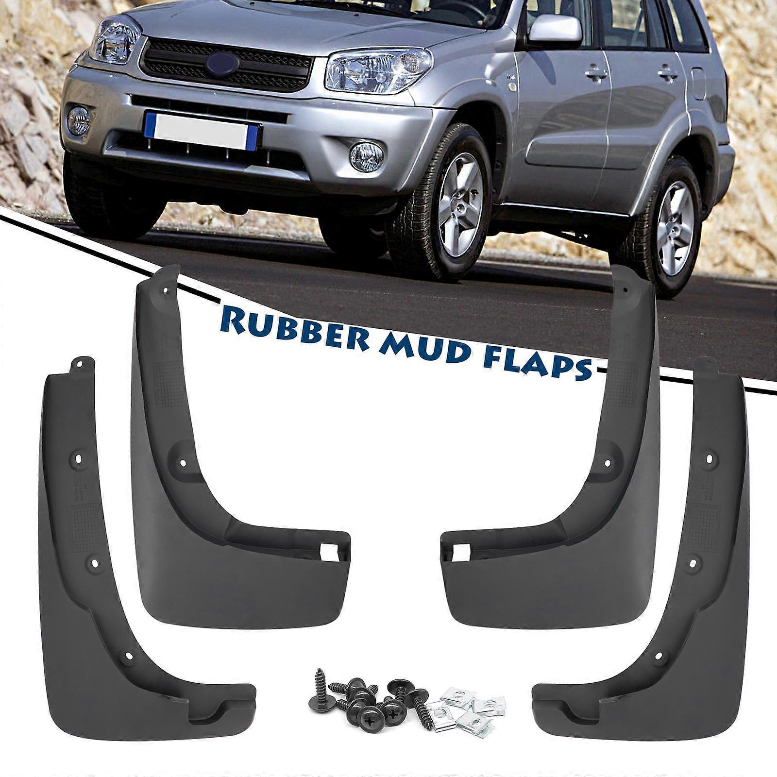 CCTUNG Mud Flaps For Toyota C-HR (2016-2020) – Front & Rear Splash Guards, Black Plastic Fender Mudflaps, Easy Fit