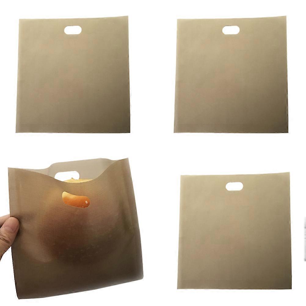 4 PCS Non Stick Toaster Bags for Sandwiches Pastries Pizza Slices