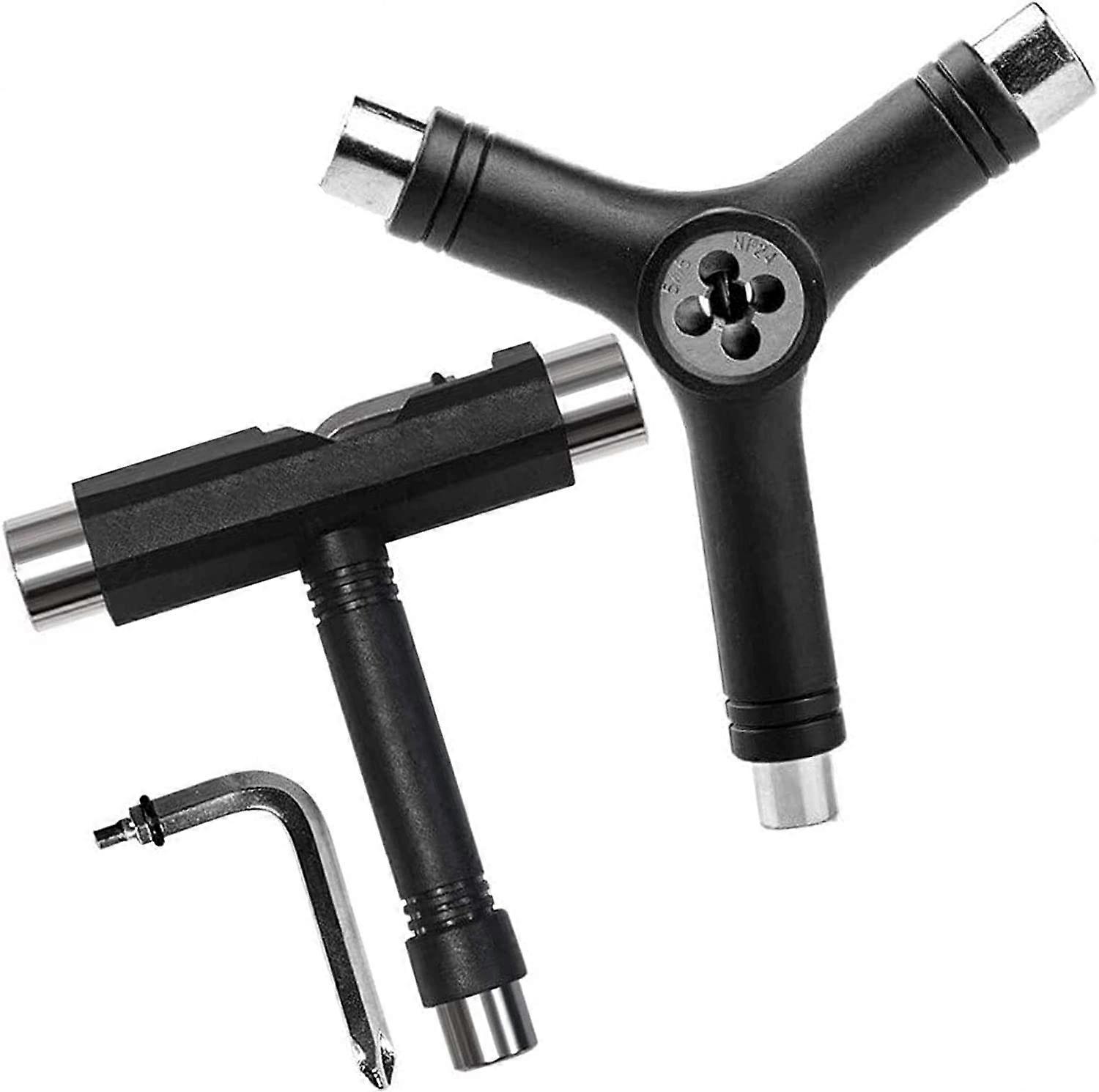 Skateboard T Tool or Y Tool Multifunction and Portable Skateboard Y Tool All in One Skate Tools Longboard Screwdriver for Skateboard, Longboard, Minib