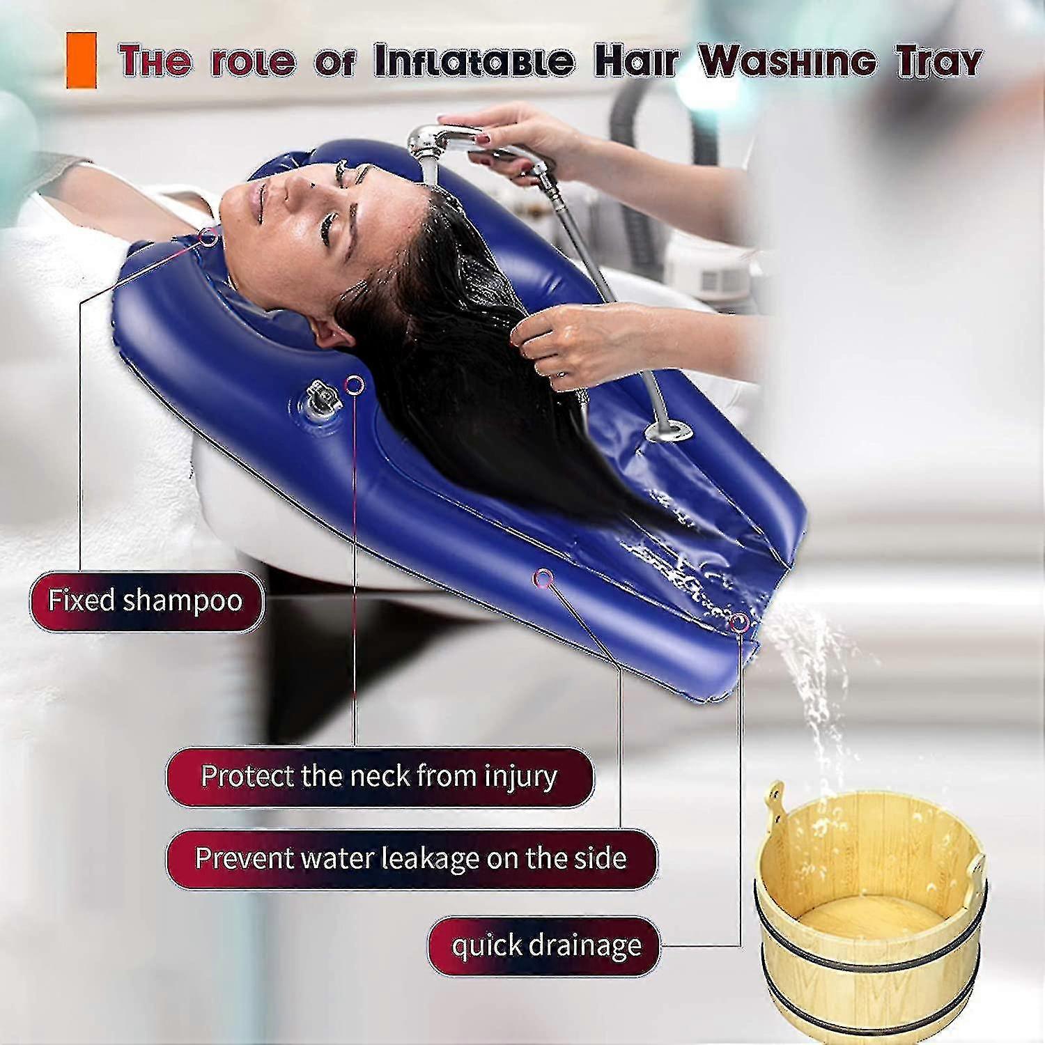 Inflatable Portable Tray H Washing Sink Adjable S