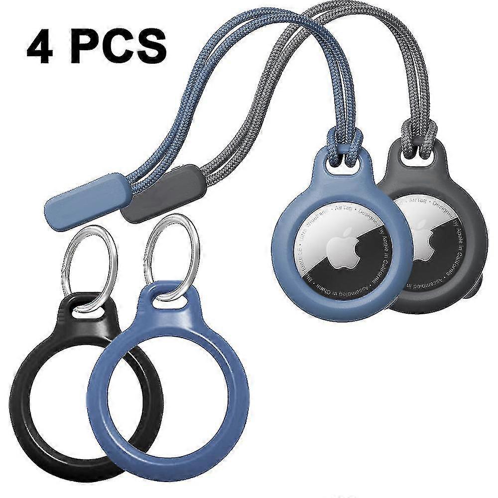 4 Packs Airtag Case Key Ring, Keychain Holder For Airtags Items Keys