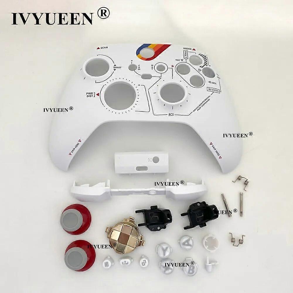 IVYUEEN for Xbox Series X S Core Controller Star Shell Case Cover Replacement Front Faceplate with ABXY LB RB Trigger Buttons