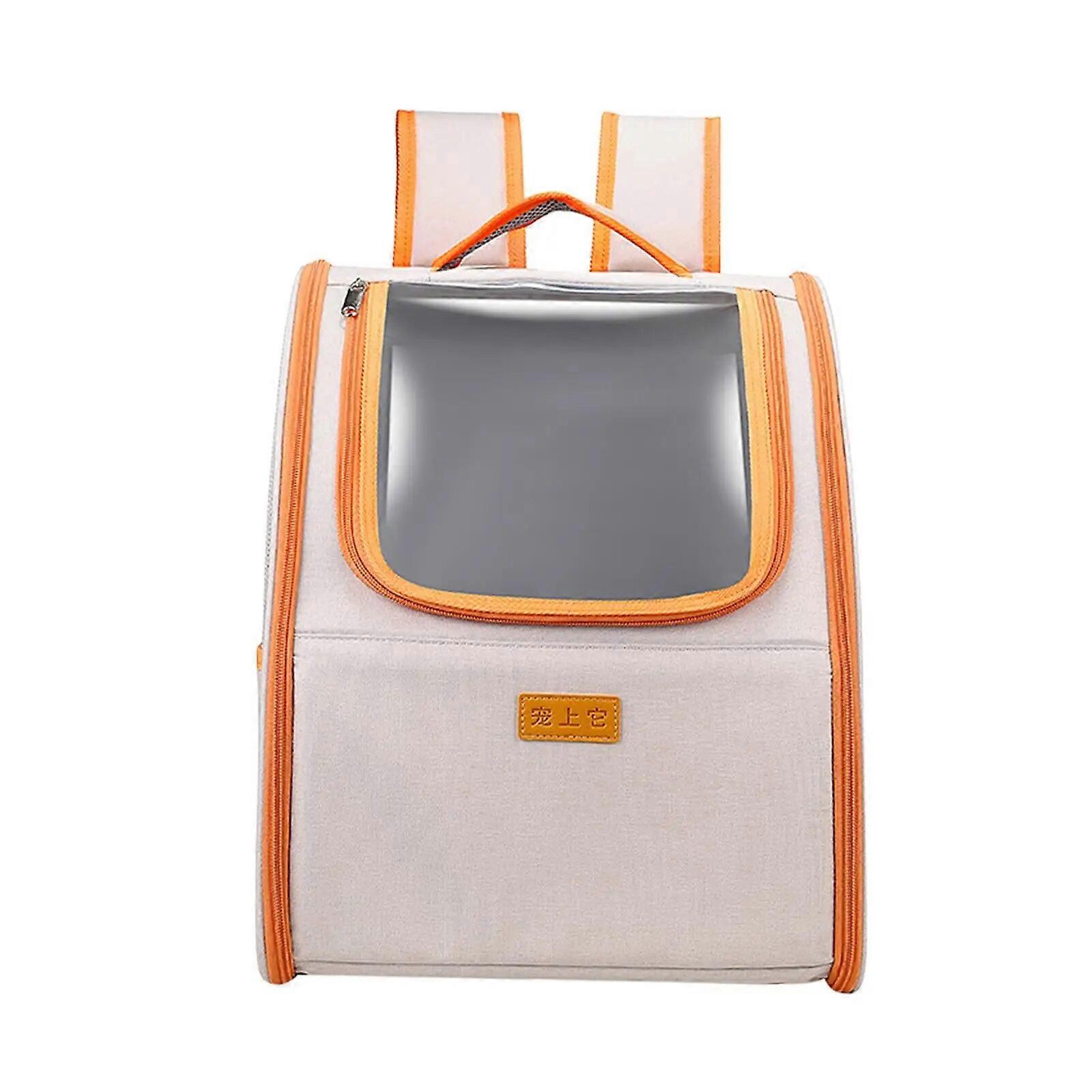 Cat Pet Puppies Backpack Clear Window , Recommended for Cat Below 7.5kg