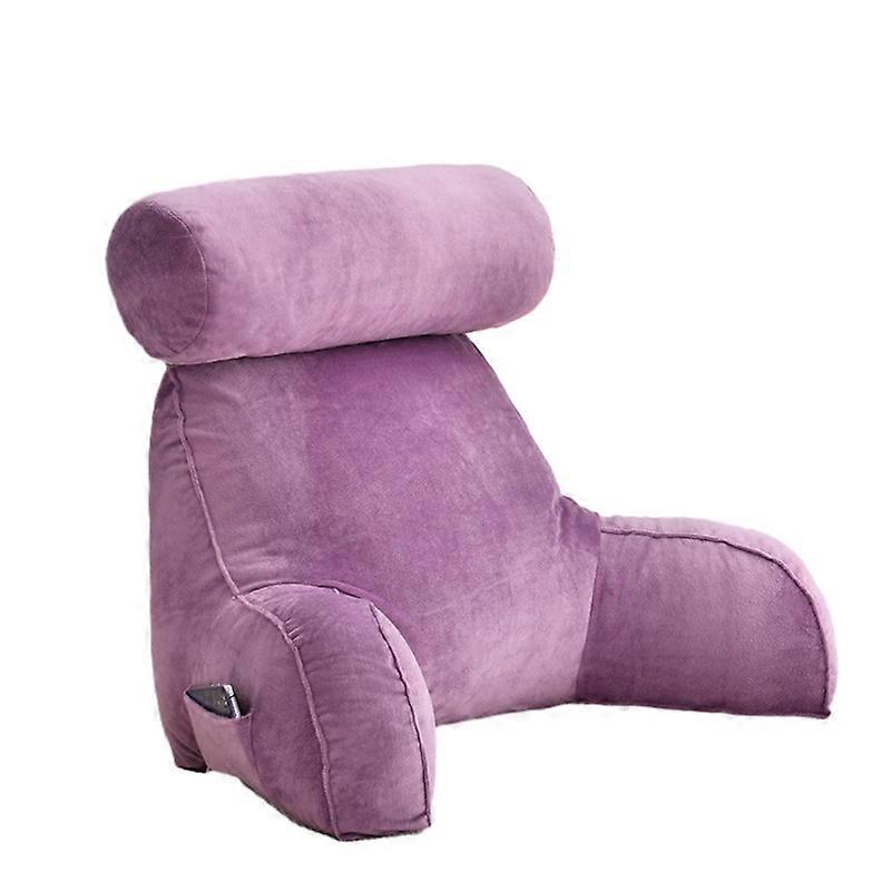 Reading Pillow, Big Bedrest Pillows with Arm Rests and Neck Roll Pillow