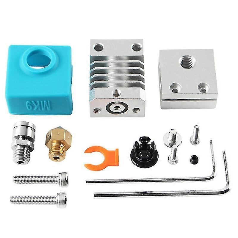 3d Printer Extruder Hotend Kit For Cr-10 Cr10s Ender 3 Ender 3 Pro Accessories Heating Block Nozzle
