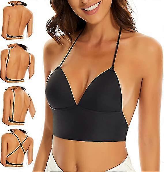 Low Back Bras For Women - Seamless Wire Free Bralette Backless Bras