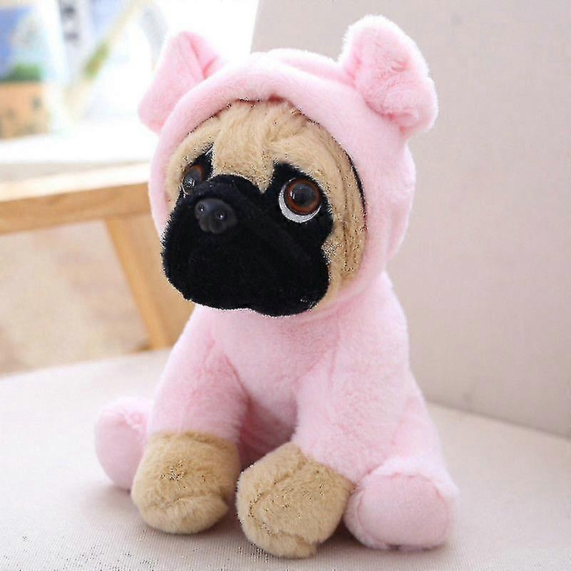 Μεγάλα βελούδινα παιχνίδια 20cm Pug σκυλί σε 7 κοστούμια Cuddly μαλακό παιχνίδι Teddy βελούδινο ζώο νέο
