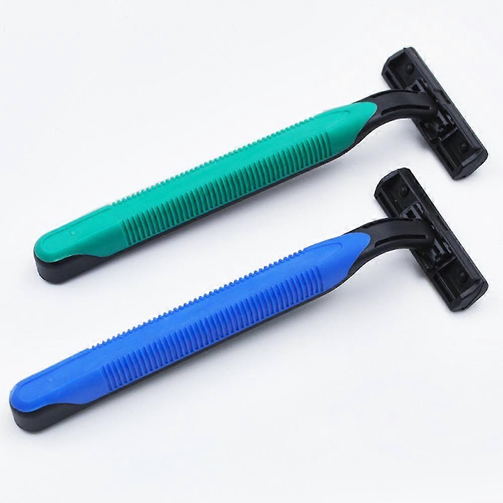thumbnail image 2 of 100 Twin Blade Black Disposable Razors Bulk Pack - For Men, Professional Or Home Use 2 of 3