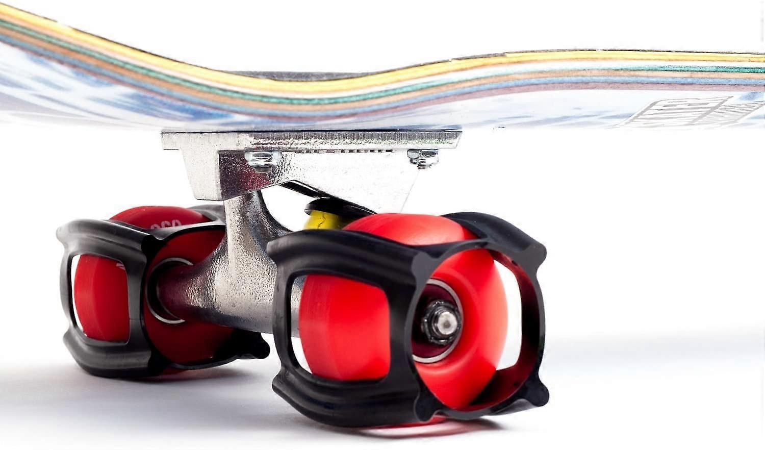 SkaterTrainer 2.0 L’accessoire de skateboard en caoutchouc pour perfectionner votre ollie et kick flip-learn, pratiquer et atterrir des figures en un rien de temps, noir