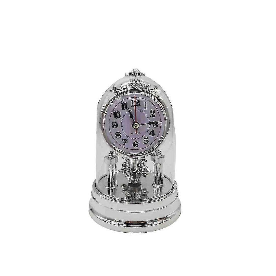 Carriage Table Clock European Retro Style Clock Antique Silent Table Clock For Home Living Room Decor -d