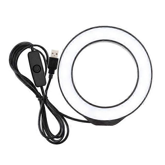 Lâmpada LED Escova 4,7 Polegadas USB Luz Branca LED Foto Selfie Anel de Luz Vídeo Vloggi