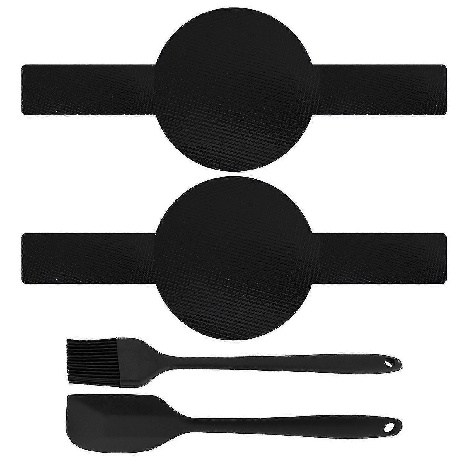 2pcs/set Scraper For Oven Kitchen Silicone Baking Mat Long Handle Bread Sling