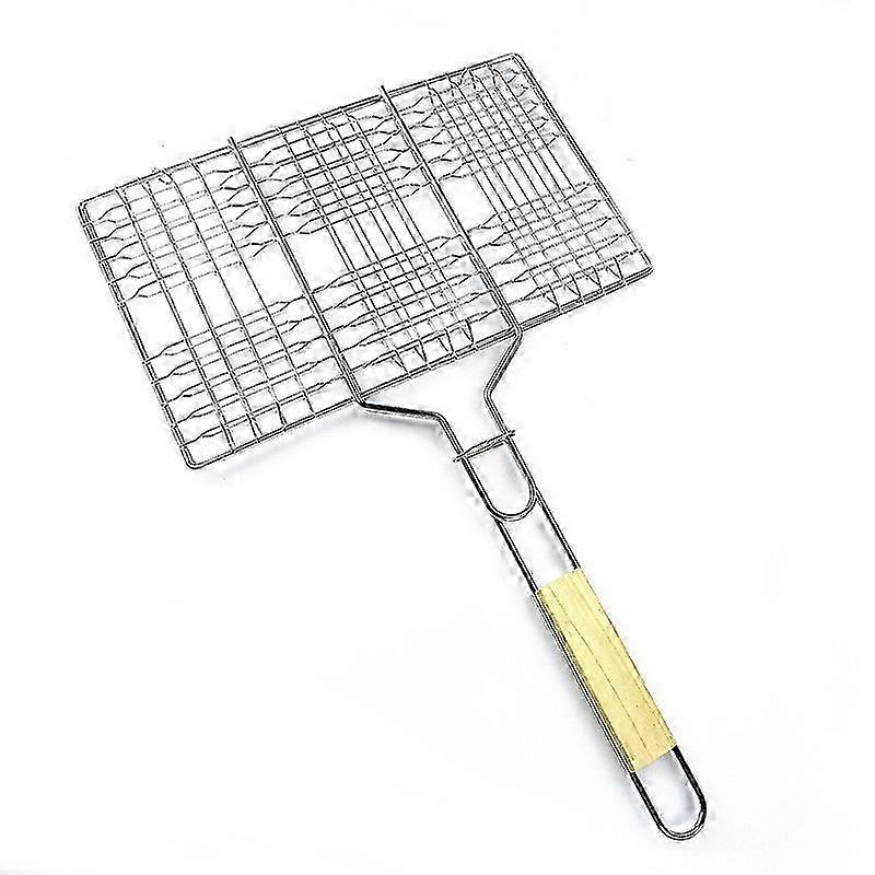 Portable Stainless Steel Bold Grilled Fish Net Clips (C Style) - Pair of 2