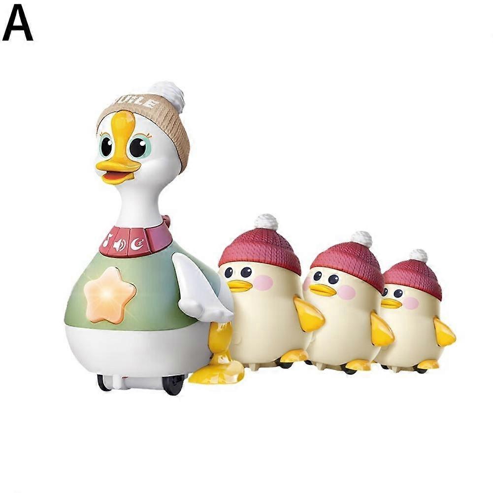 Crawling Exercise Head Lifting Training Goose Toy Baby Learning Walking