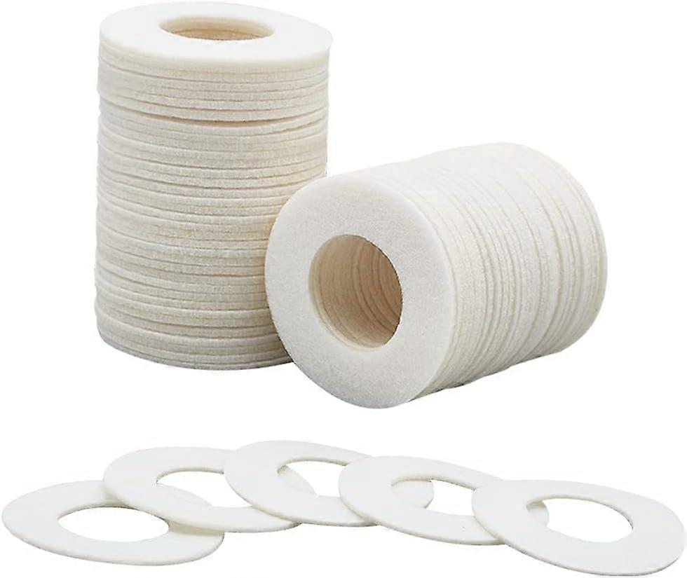 120 Pcs Mini Diffuser Refill Pads Essential Oil Refill Pad Oil Diffuser Replacement Pad 2.2 inch in Diameter White Circle Essential Aromatherapy Pads