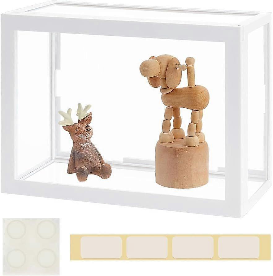 Acrylic Minifigure Display Cases 5.5x7.5x3.7 inch Acrylic Display Case Clear Display Box Showcase Dustproof Storage Box for Aciton Figures Minifigure 