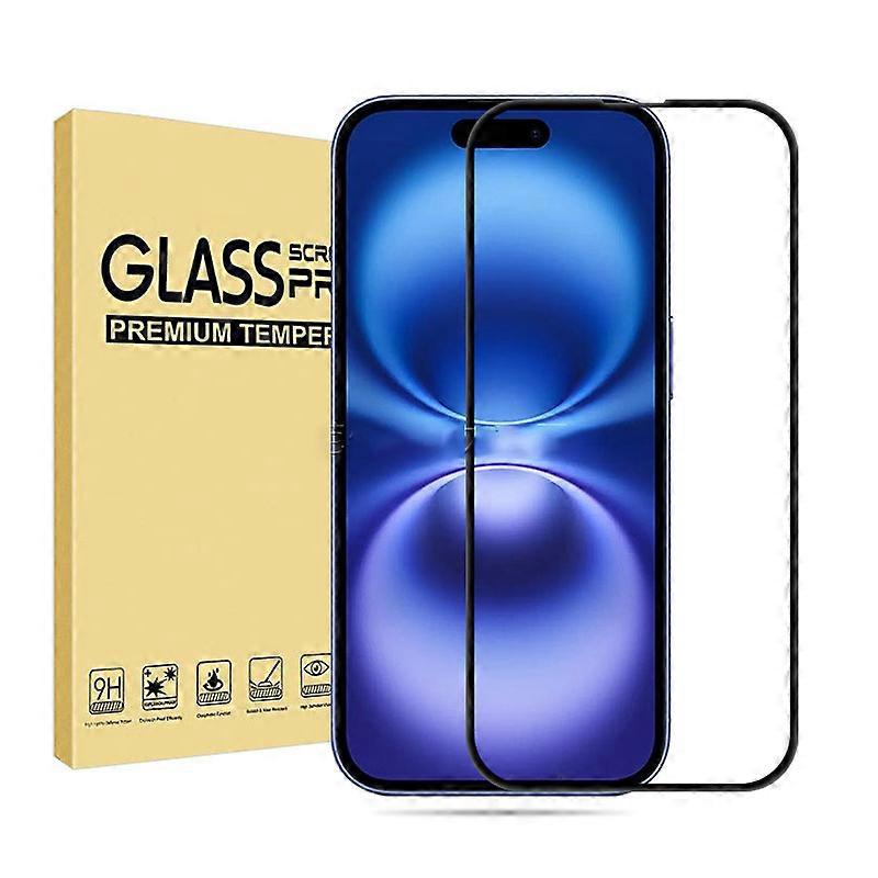 2er-Pack vollflächige Displayschutzfolien aus gehärtetem Glas für das iPhone 16 Pro