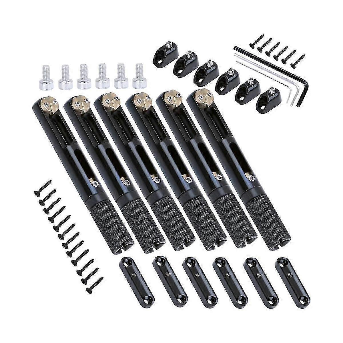 Siodło Bezgłowa gitara elektryczna Mostek Końcówka z kluczem kompatybilna z bezgłową gitarą elektryczną