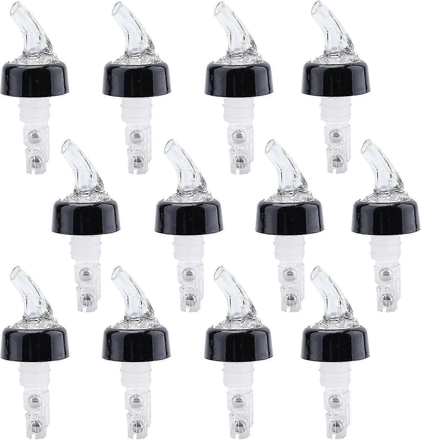 12 حزمة التلقائي قياس زجاجة صب، 30ml بار صنبور التي لا تتسرب، كويك شوت سبيريت قياس صب المشروبات النبيذ كوكتيل موزع هوم بار إلى