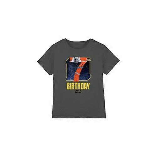 Star Wars Childrens/Kids X-Wing Fighter Space 7th Birthday T-Shirt