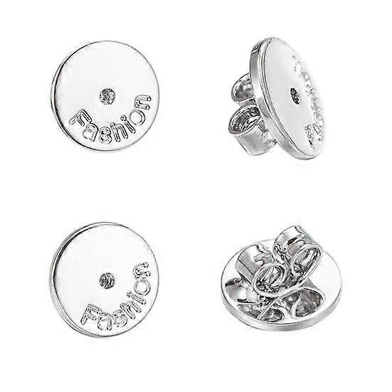 2 Pairs Earplugs Secure Locking Earring Backs Hypoallergenic Earring Backs No Fading Comfort Earring Backs