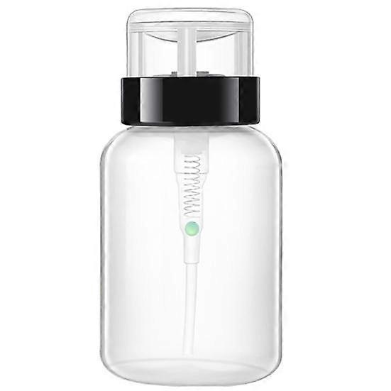 200ml Empty Alcohol Liquid Nail UV Gel Polish Remover Dispenser Pumping Bottle