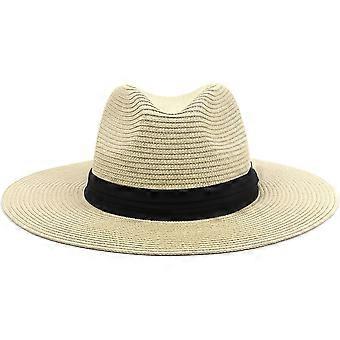 XXL Straw Panama hatter for store hoder Stor sommer Beach Sun Hat Big Wide Brim UV