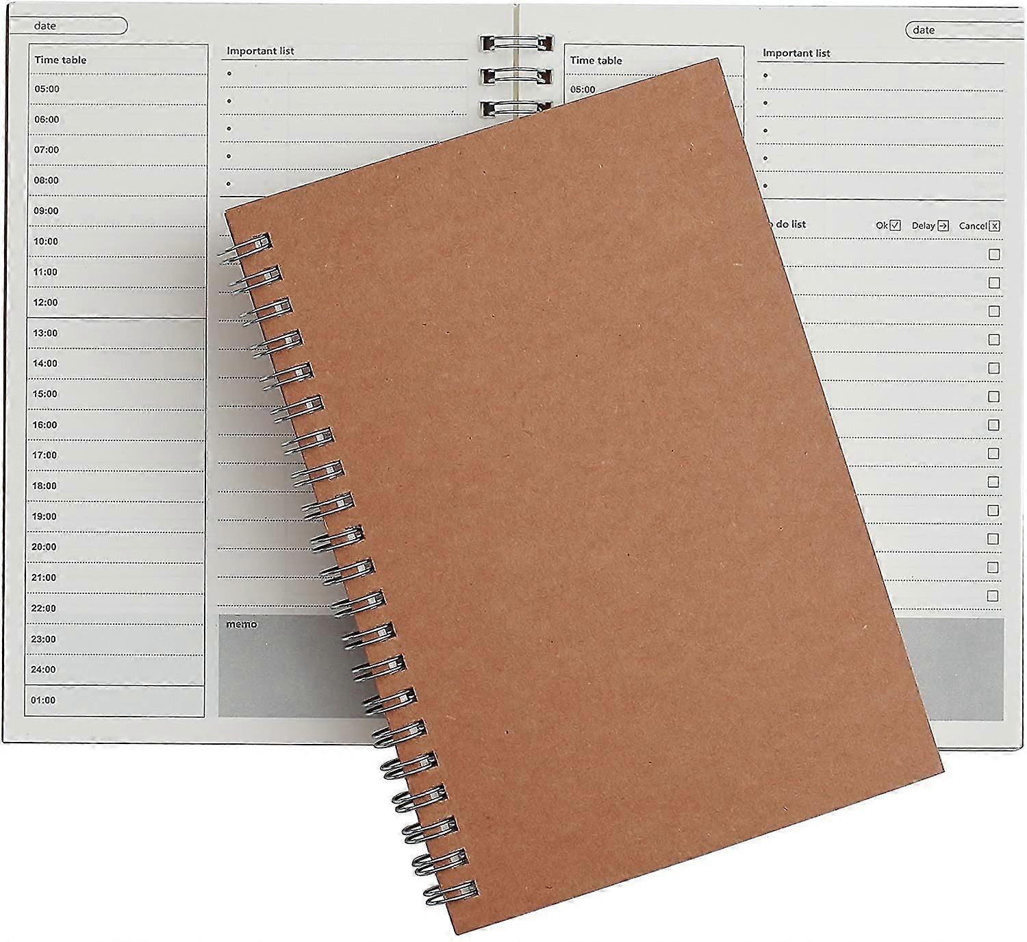 Time Management Manual And Planner - 50 Sheets Daily Planning