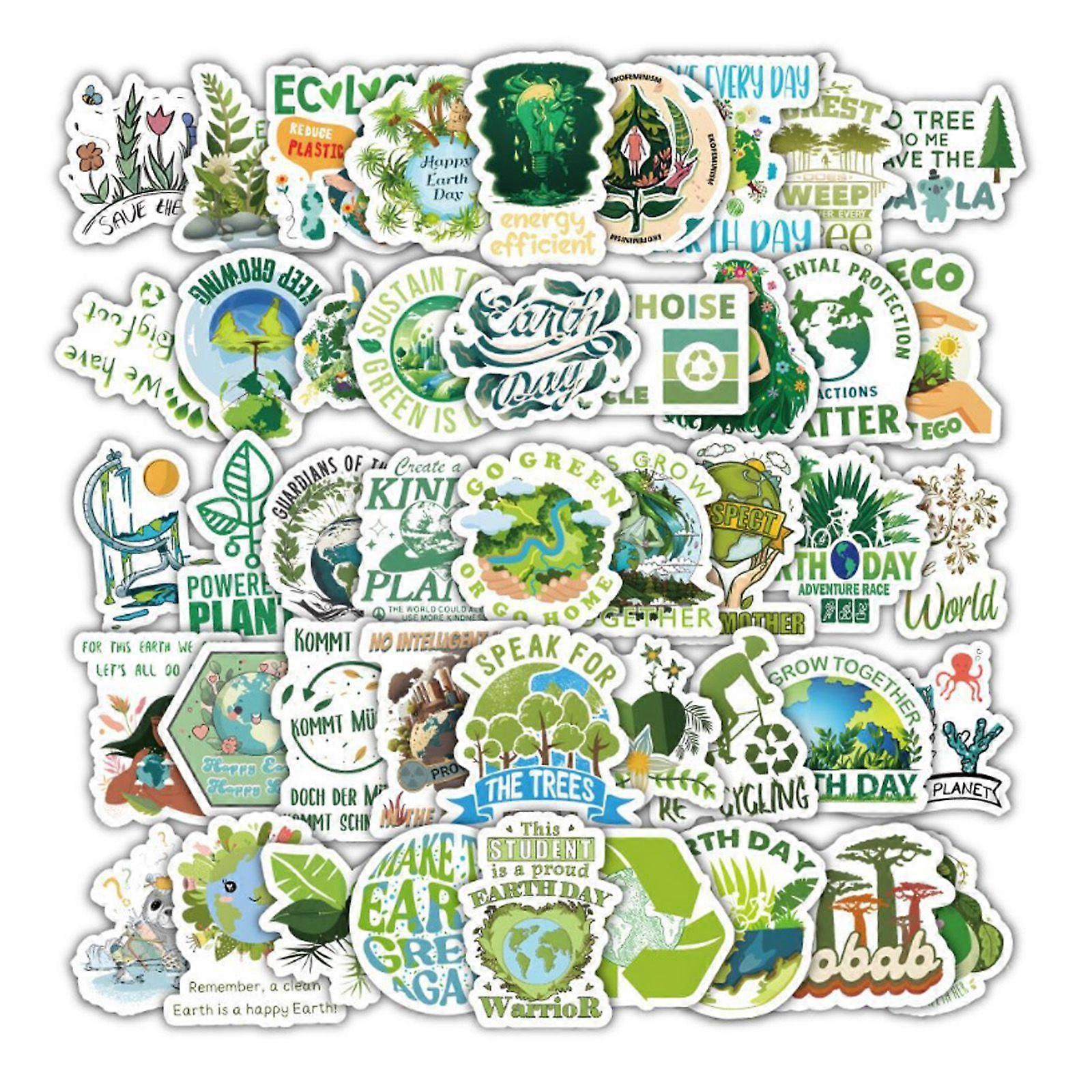 120pcs protect the earth environmental stickers