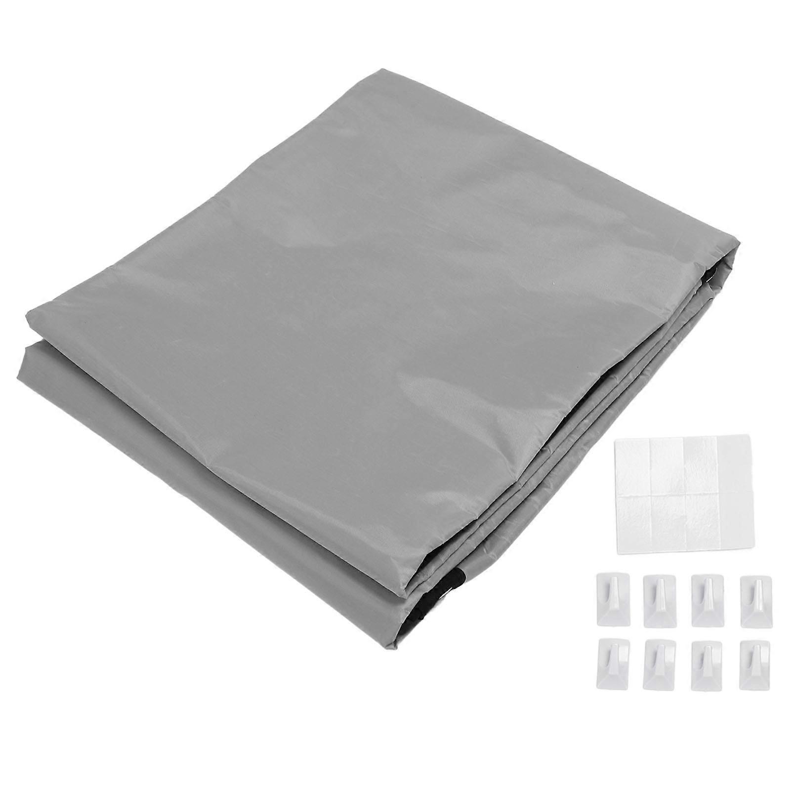 16:9 Anti-Light Synthetic PVC Movie Projector Screen, Foldable and Portable, Wall Mounted, with Hooks, for Home Theater, Outdoor and Indoor, 120 Inch