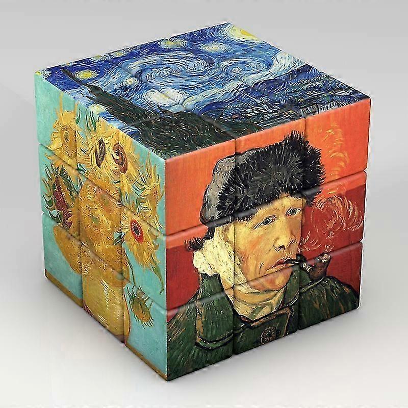 Παιδιά 3x3x3 Magic Cube Πλανήτης Αστροναύτης Διάσημος Ζωγραφική Διασημότητες 3x3 Puzzle Cube Παιχνίδι για παιδιά Εκπαιδευτικό Magico Cubo Δώρο