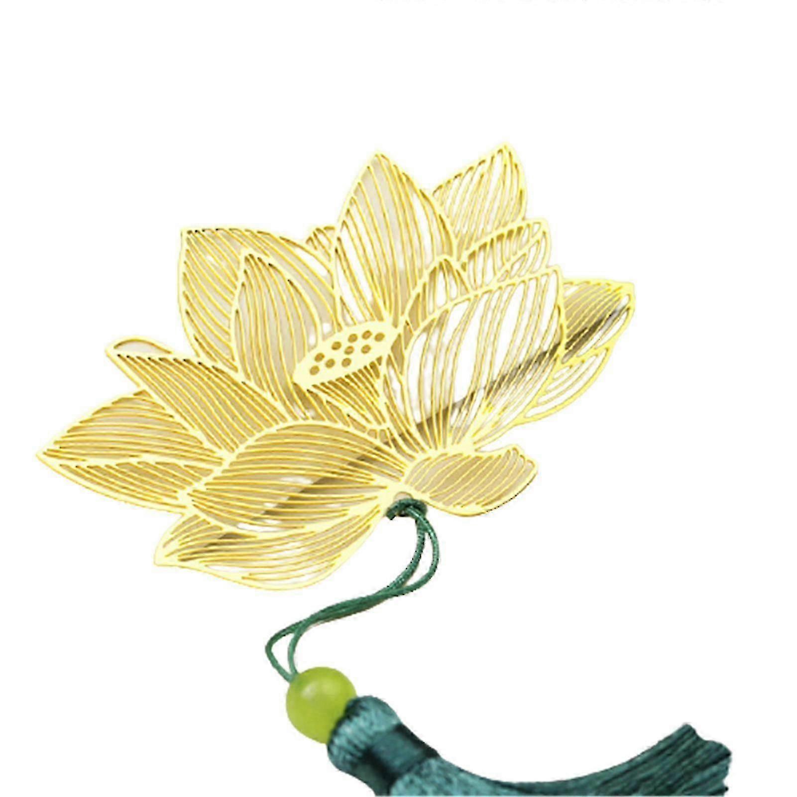 Metal With Tassels En Lotus For S Comes With 5 Envelopes7pcsyellow+