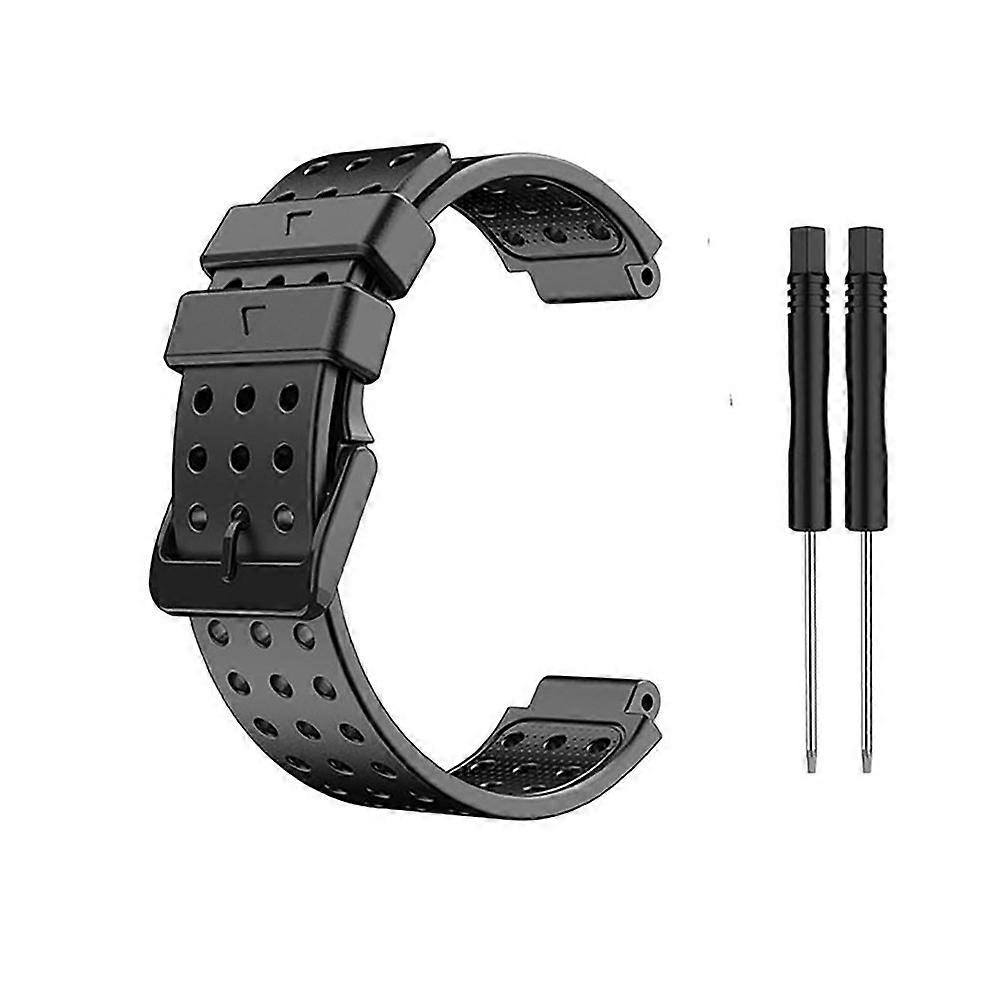 Pasek do zegarka Pasek do zegarka z narzędziem do zegarka Garmin Approach S20 z okrągłym otworem silikonowym ()