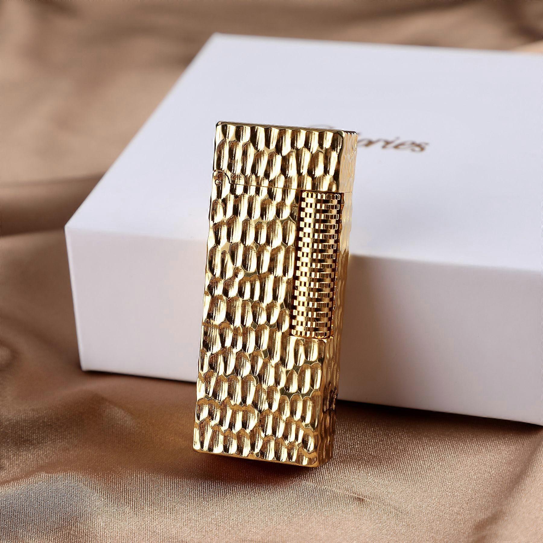 Langsheng Copper Lighter Kerosene New Crater Wide Machine Narrow Machine Gift Box Personalized Gift