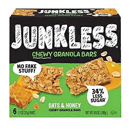 Junkless Non-GMO Chewy Granola Bars Oats & Honey