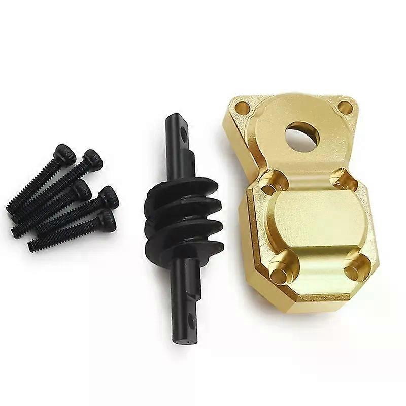 Brass Center Axle Diff Cover And Tool Kit Counterweight For SCX24 Axial 1/24 Remote Control Crawler Car 6X 6 Modified Pa