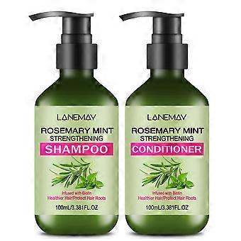 Rosemary Hair Growth Shampoo and Conditioner for Hair Thickening & Regrowth,Rosemary Mint Strengthening Shampoo Scalp Cleanse & Sooth Itchy, Anti Hair