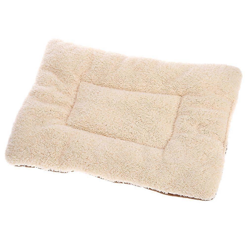 Soft Washable Puppy Dog Cat Bed Pad Mat Cushion Reversible Fleece Pet Kennel Crate Mat