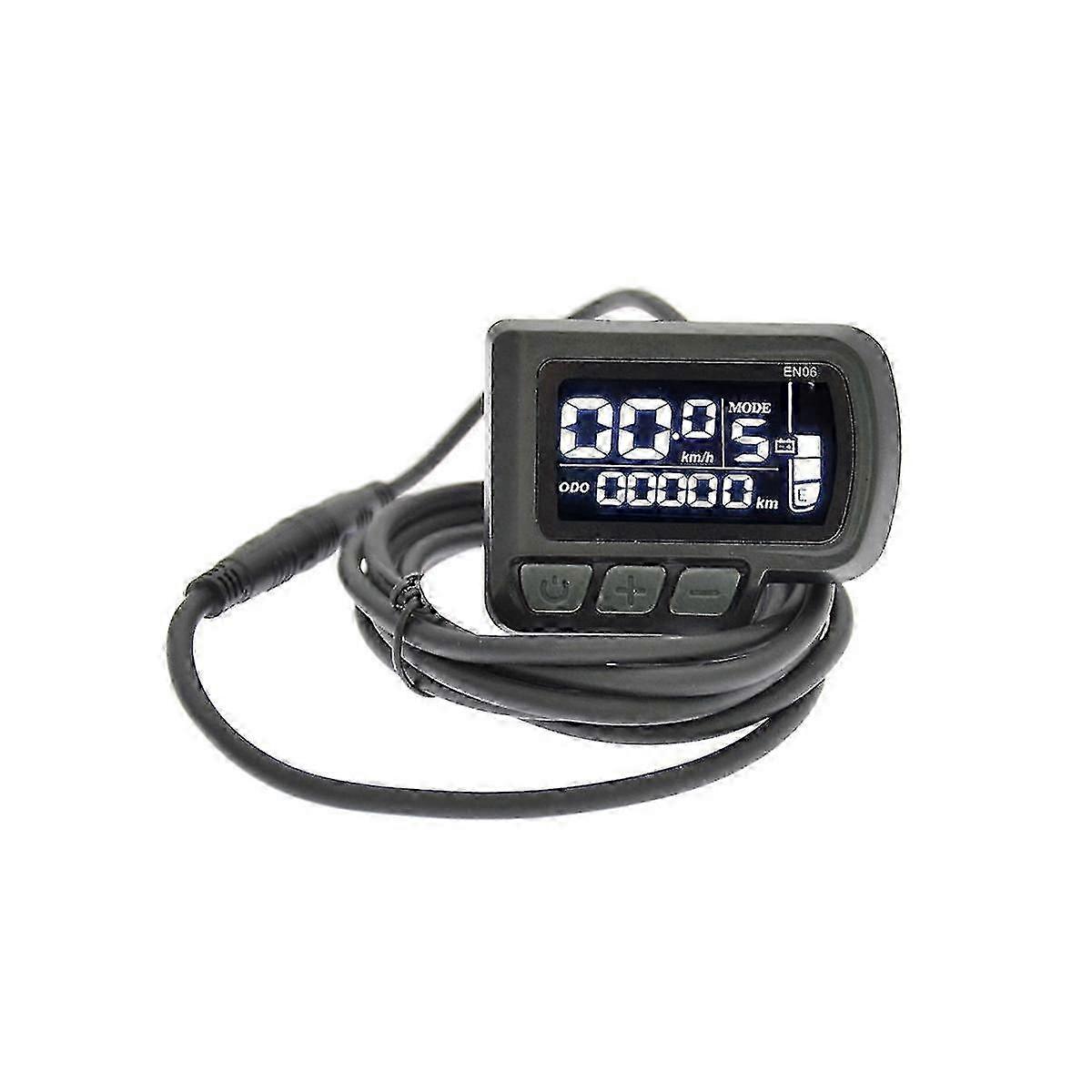 Waterproof LCD Screen with 5 - pin Plug for En06 Electric Bicycle (24v, 36v, 48v)