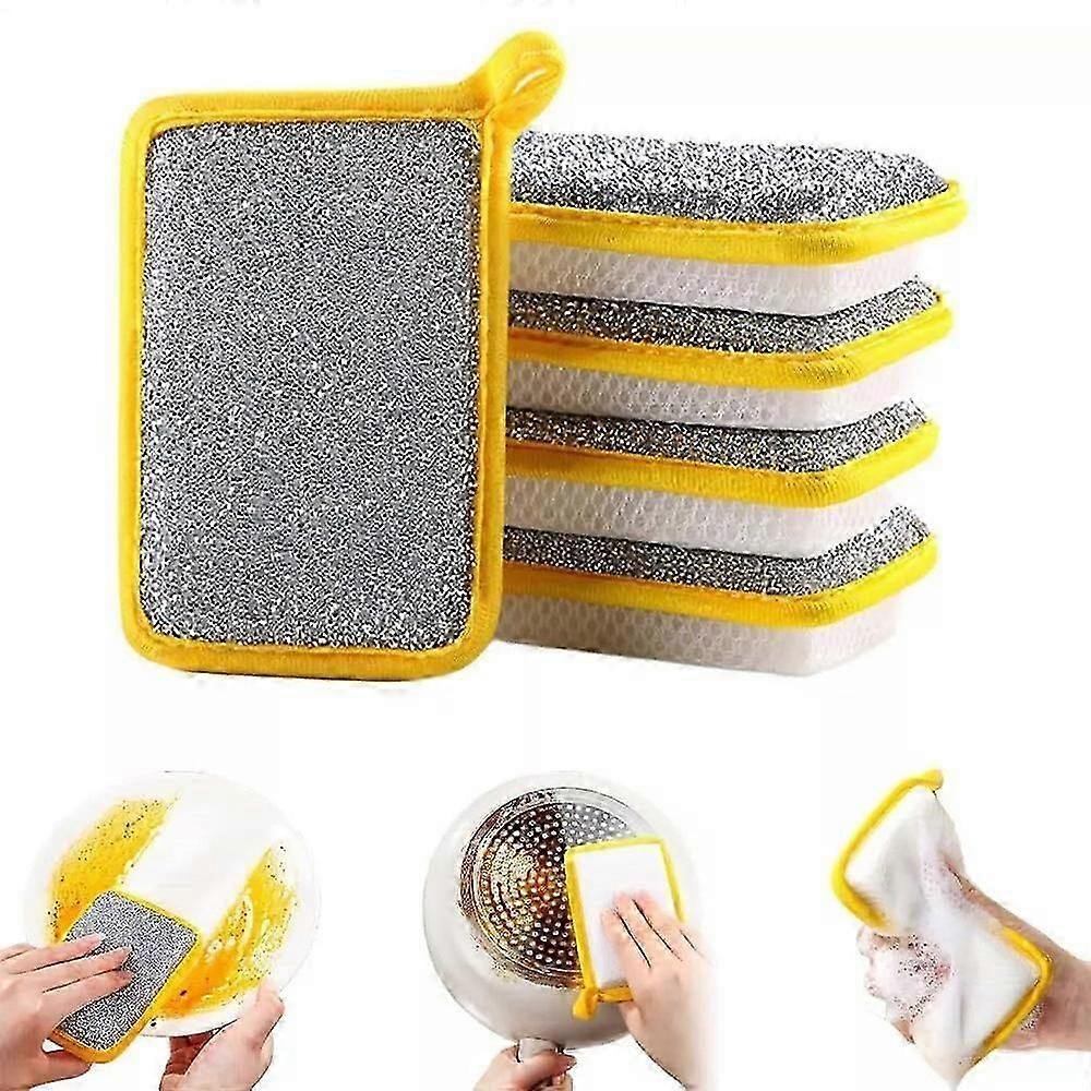 Multipurpose Dishwashing Rags,  Upgrade Double Sided Absorbent Sponge Rags